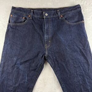Levis 517 Jeans Mens 38x34 Blue Boot Cut American Western Dark Wash Denim